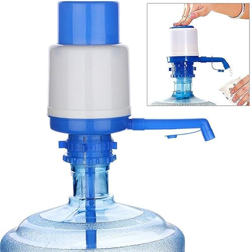 Manual Water Pump for 5&6 Gallon Bottle, Removable Hand Pressure Water Dispenser, Environmentally Friendly Durable Water BottleJug Hand Pump for