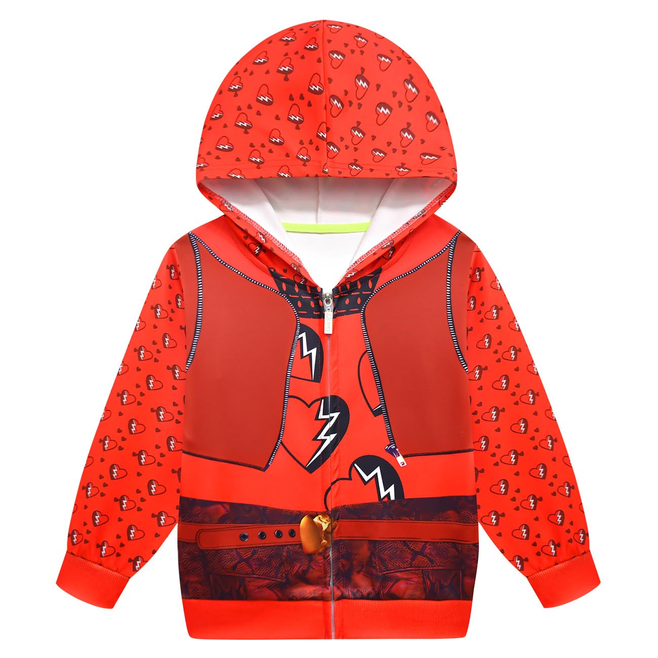 KIDHF Girls Hoodie Sweatshirt Children Coat Cartoon Outwear Jacket