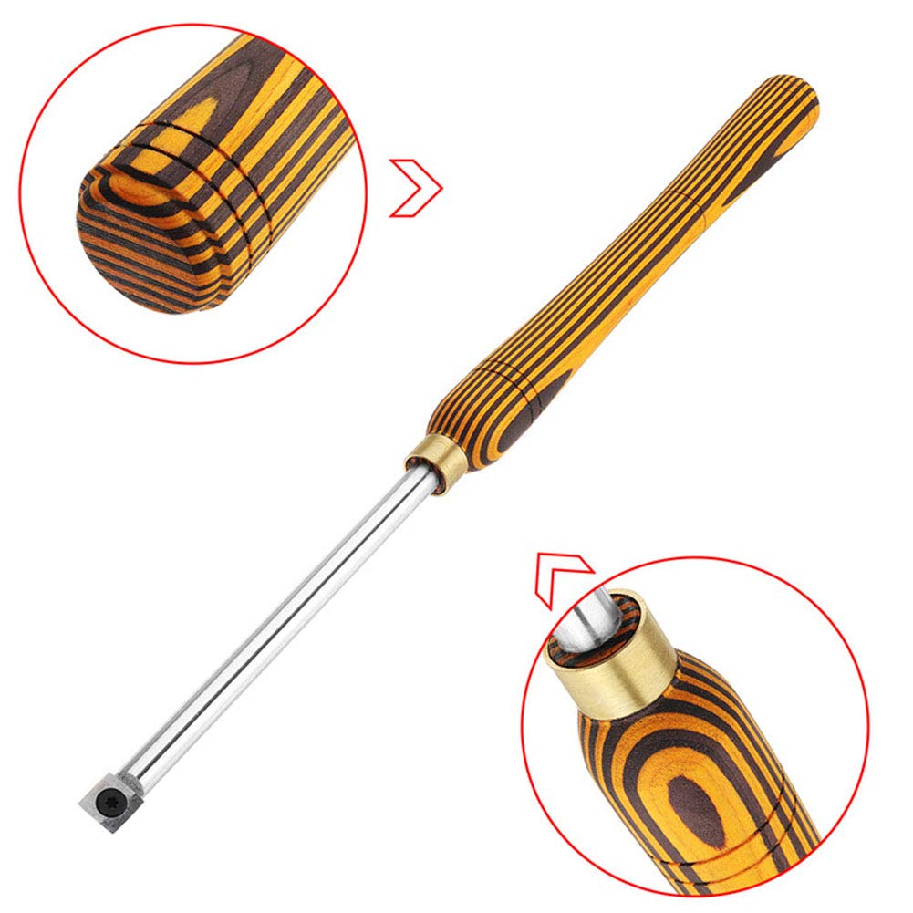 Scalpelli, Set di Utensili for tornio Utensile di troncatura Intercambiabile Utensile di Finitura for tornio in Acciaio Legato for hobbisti del Legno o Fai da Te o Falegname