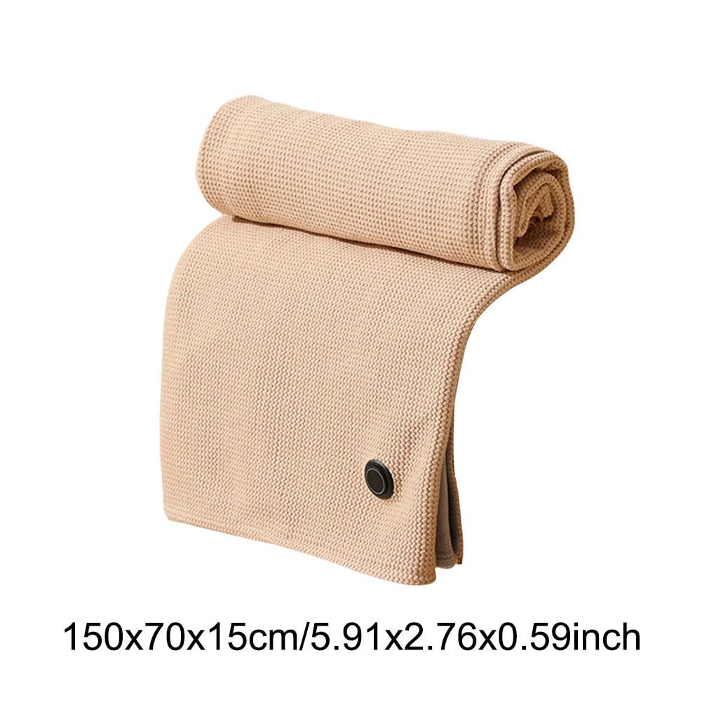 Coperta Riscaldante Indossabile Scialle Elettrico 3 Livelli di Riscaldamento Coperta Riscaldata USB con Scialle Riscaldato Power Bank da 5000 mAh for Ufficio Domestico (Kaki)