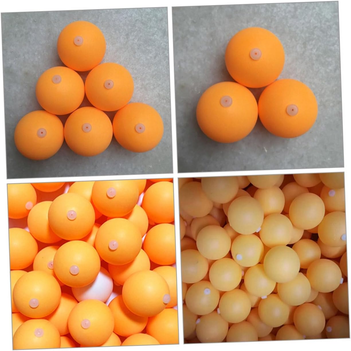 30pcs Training Table Tennis Balls Punch Holes Silicone Plugs Pong Balls