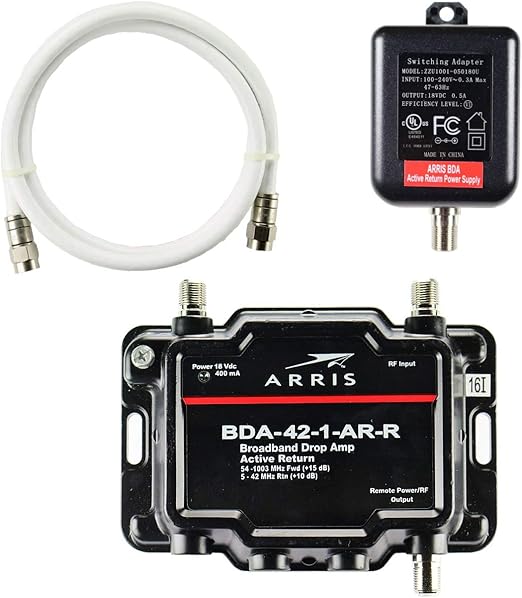 Arris 1Port Cable, Modem, TV, OTA, HDTV Amplifier Signal