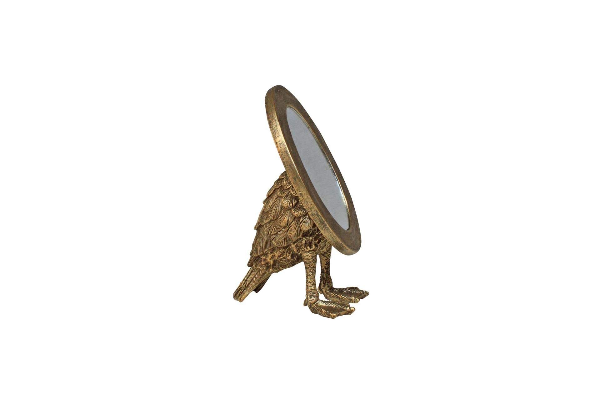 Miroir Sorbiers Ovale avec Pieds palmés | Un Miroir élégant et fantaisiste