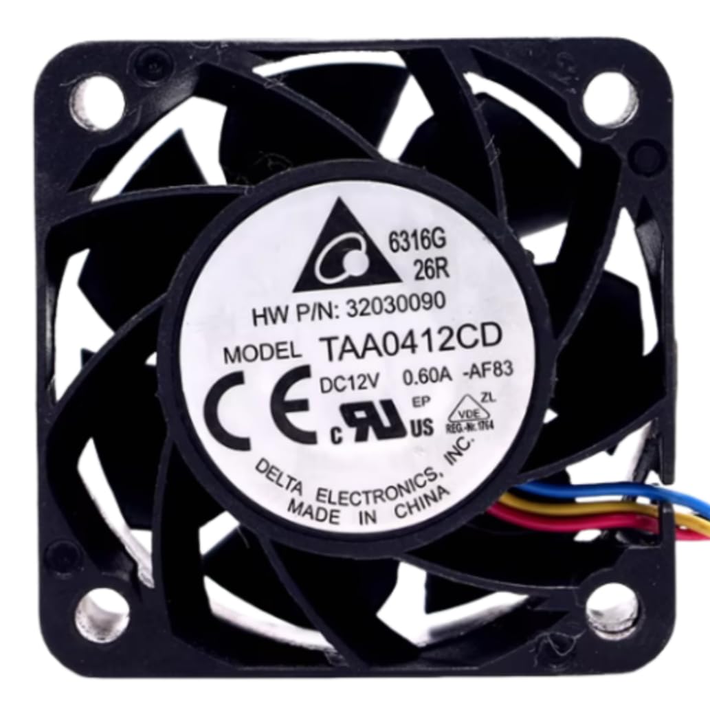 TAA0412CD 40MM 12V 0.60A 4CM 4020 40X40X20MM 4-Wire Cooling Fan