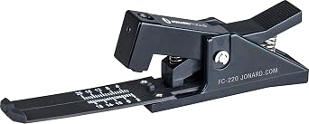 Jonard Tools FC-220 Fiber Cleaver- Precision Cleaving Tool for 250 m & 900 m Fibers, Carbide Blade 6,000 Cleaves, Accurate 220 mm Lengths, Single & Multi-Mode Compatible
