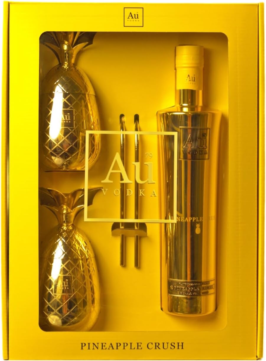 Au Vodka Pineapple Crush Gift Set Amazon.co.uk Grocery