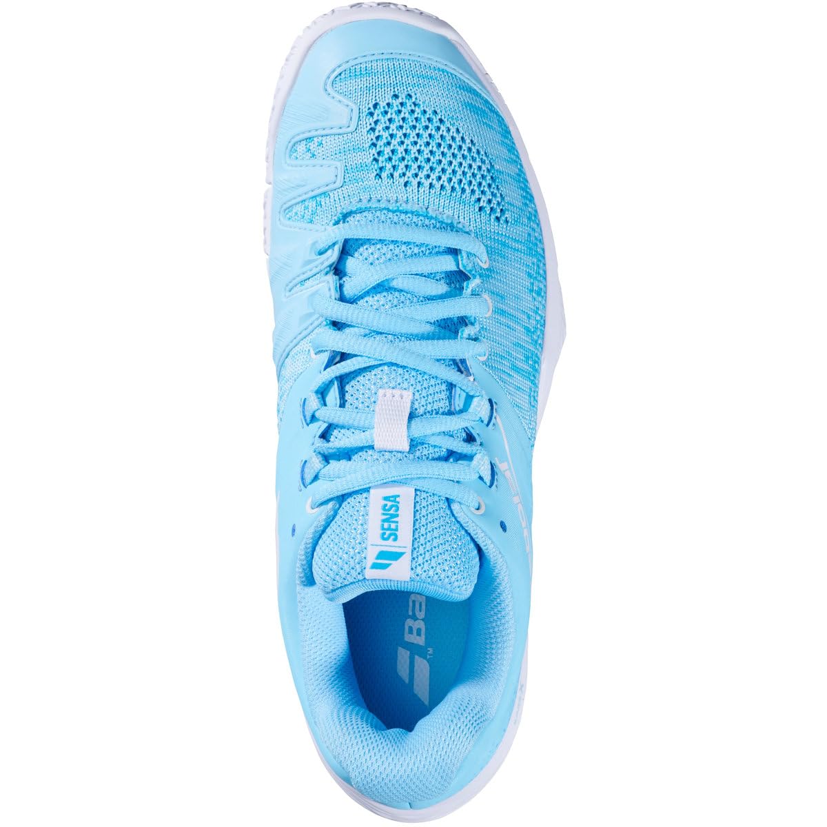 Babolat Mujeres Sensa Zapatillas De Pádel Zapatilla De Pádel Azul Claro-Rojo EU Neu