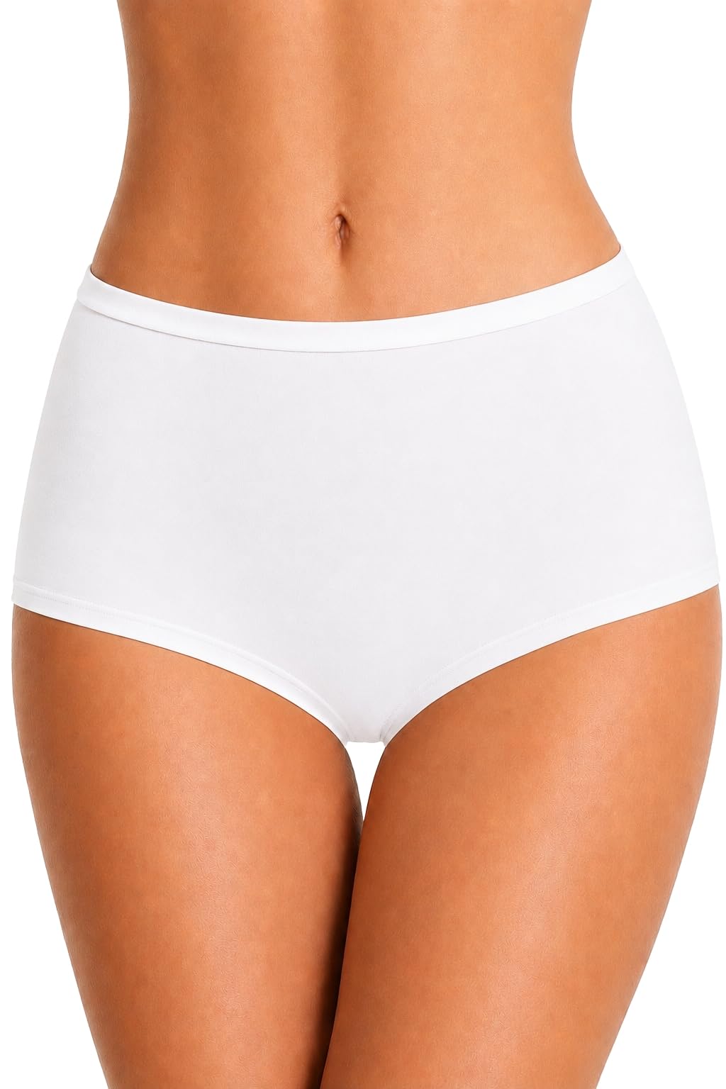 bandragirls Womens High Coverage Super Soft Elastane Stretch Mid Waist Boy Shorts Panties-picture-35