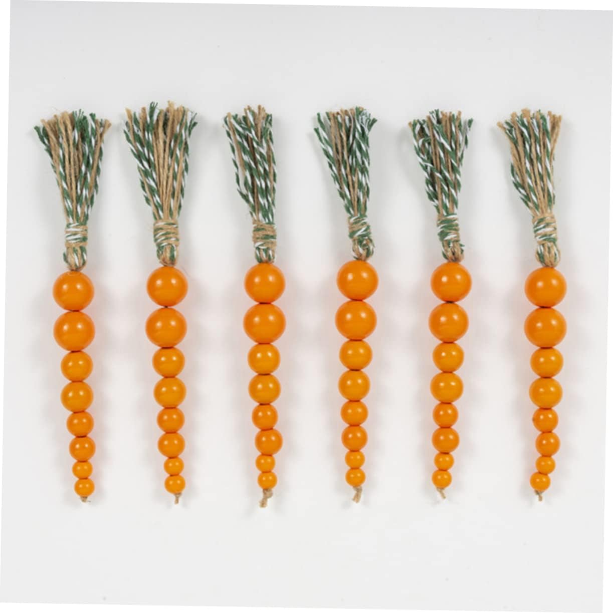 Alipis 8pcs Easter Wooden Beads Garland Tassels Creative Holiday Decor for Home Office and Shop for Easter Celebrations and Giving