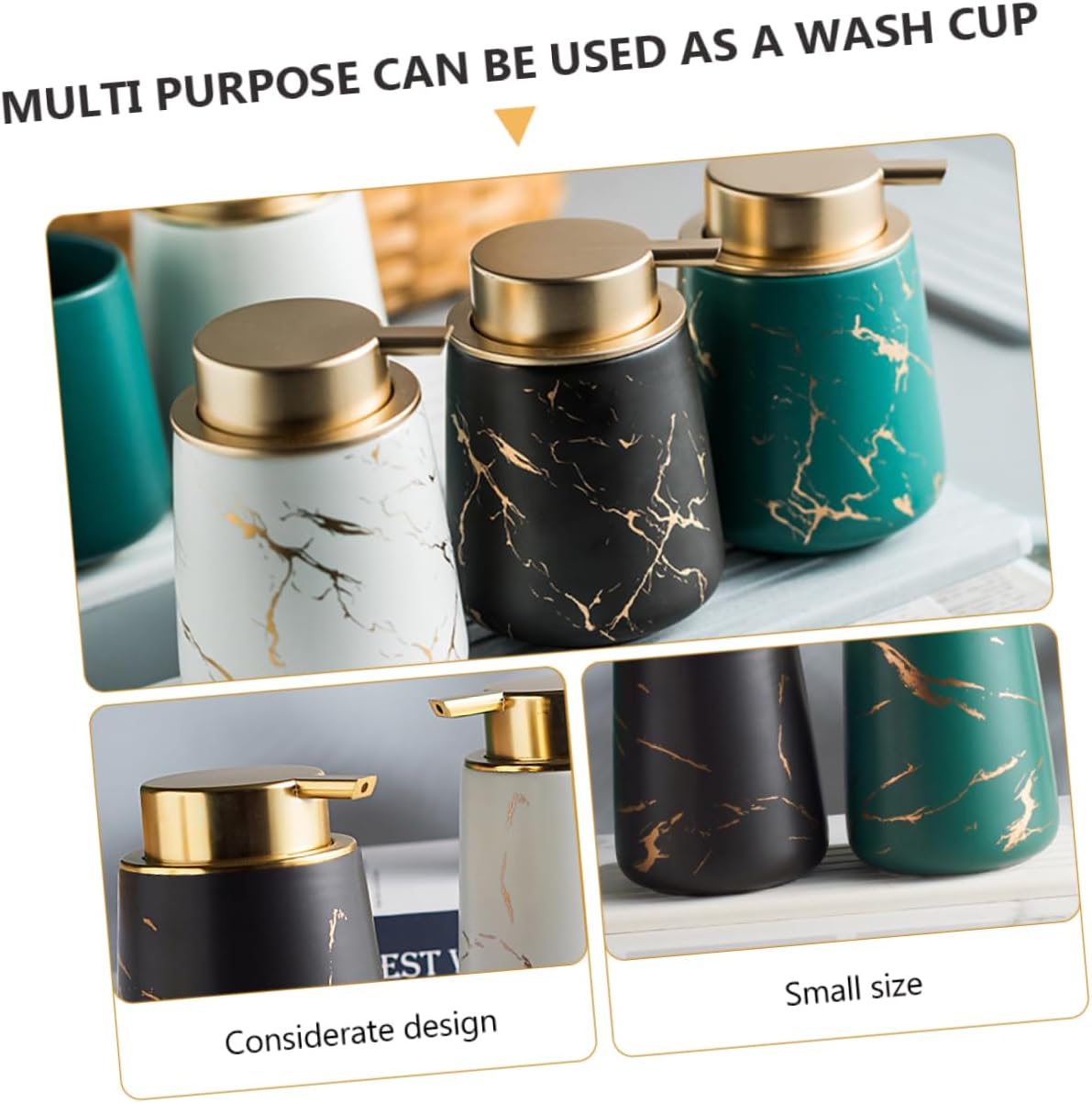 1set Toilet Storage Set Toothbrush Holder Toothpaste Cup Soap Lotion Bottle Boys and Girls Decor Easy Cleaning