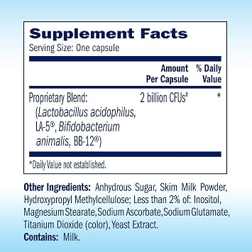 TruBiotics Daily Probiotic 30 Capsules - Gluten Free, Soy Free Digestive + Immune Health Support Supplement for Men and Women (Pack of 3)