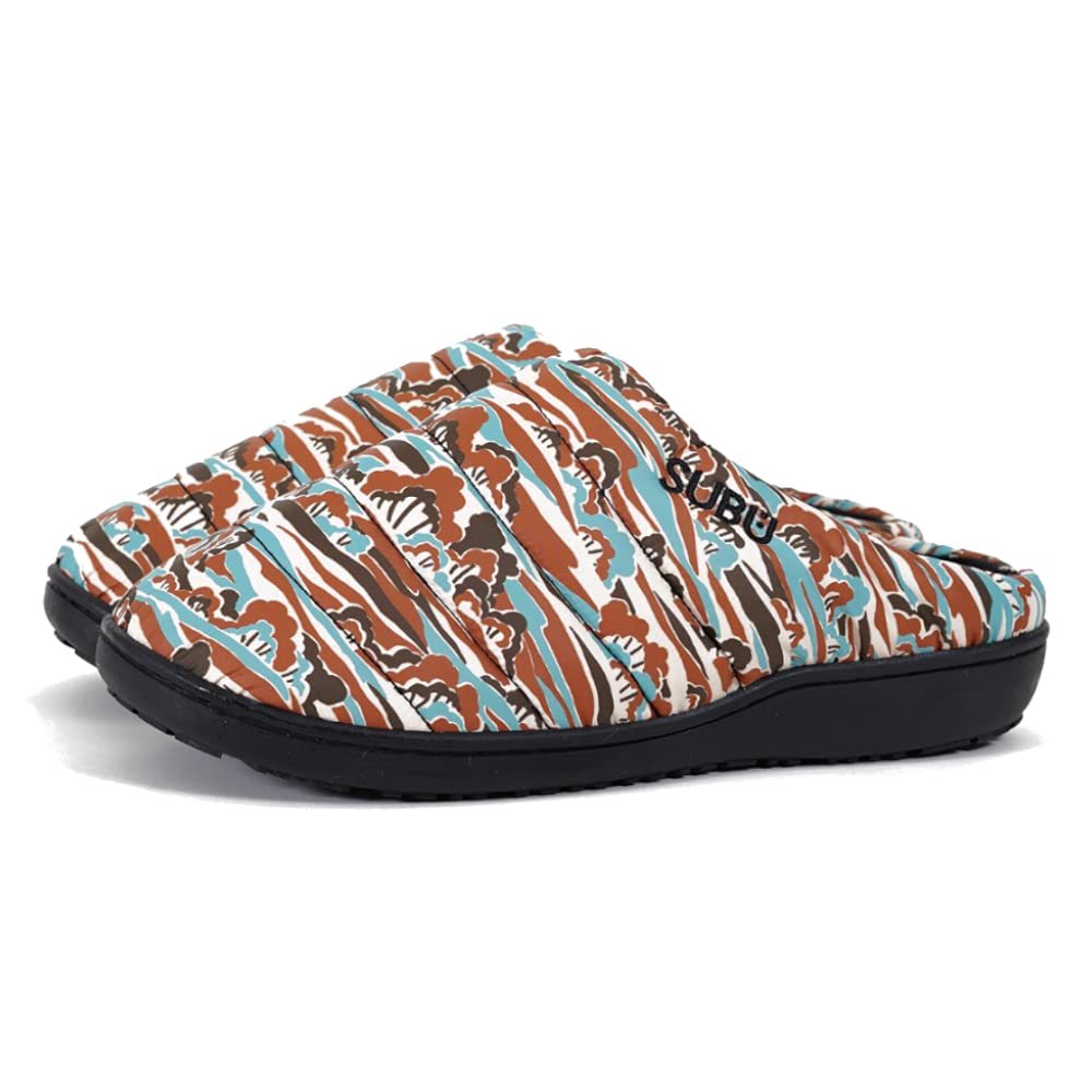 SUBU Fall & Winter Slippers - Indoor Outdoor House Shoes, Soft Four Layer Cushioning, Water Resistant, Extra Warm Insulation, Durable Rubber Soles,