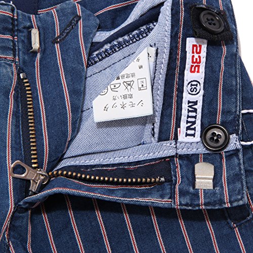 Bermuda rigato en cotone haut de gamme Simonetta 0458T - 3