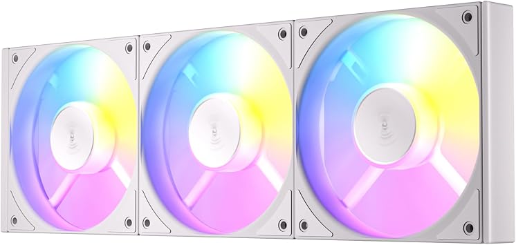 Antec C120 ARGB White, 3x120mm PWM Fan, Daisy-Chain Kablo, ASUS Aura Sync Uyumlu, 12V, 1.32W, Beyaz Kasa Fanı 3'lü Paket