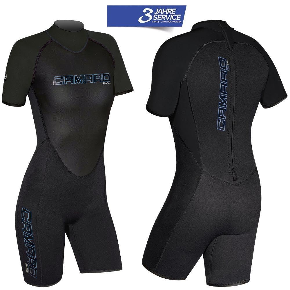 CAMARO Flex Skin Damen Shorty Ultraflex Neoprene super Stretch Neoprenanzug