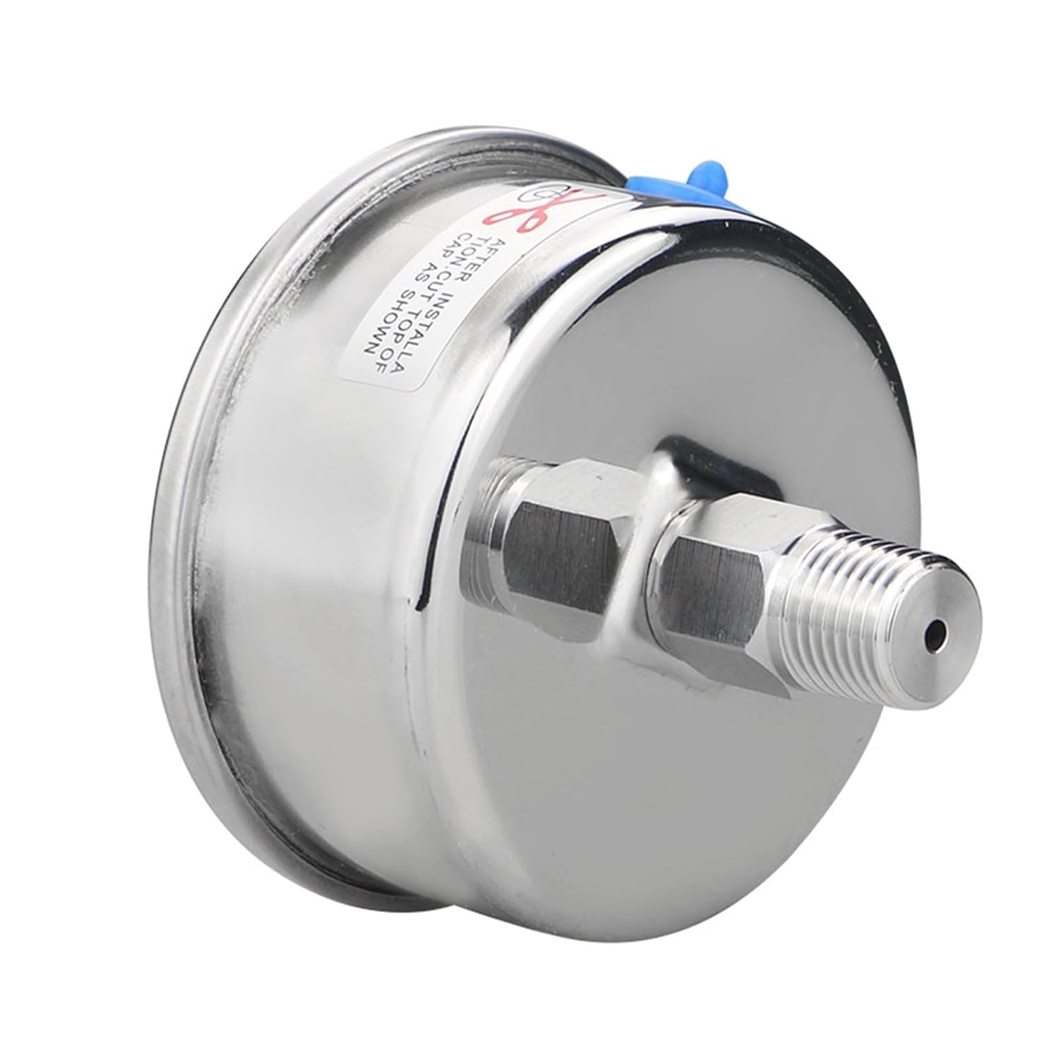 1pc Dry Pressure Gauges 60mm(2.5") Back Vacuum Gauge Oil Water Pressure Hydraulic Gas Manometers(NPT 1-4,0-1bar)