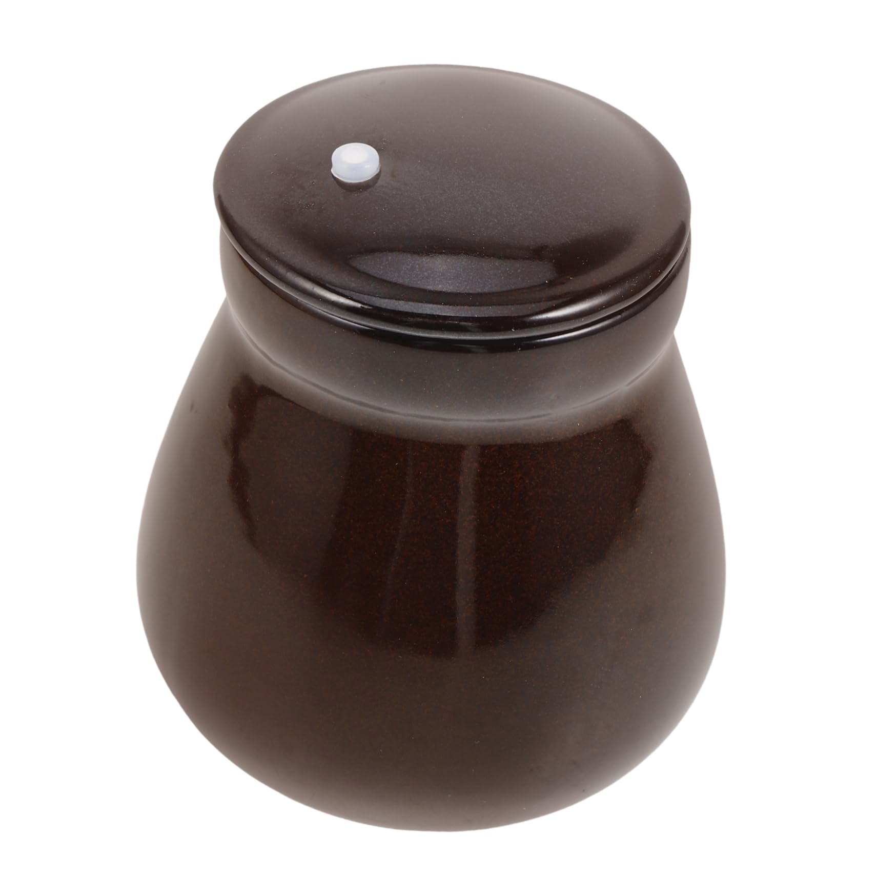 GRIRIW Ceramic Jar Airtight Food Storage Containers Soup Bowls Coffee Syrup Pot Ceramics