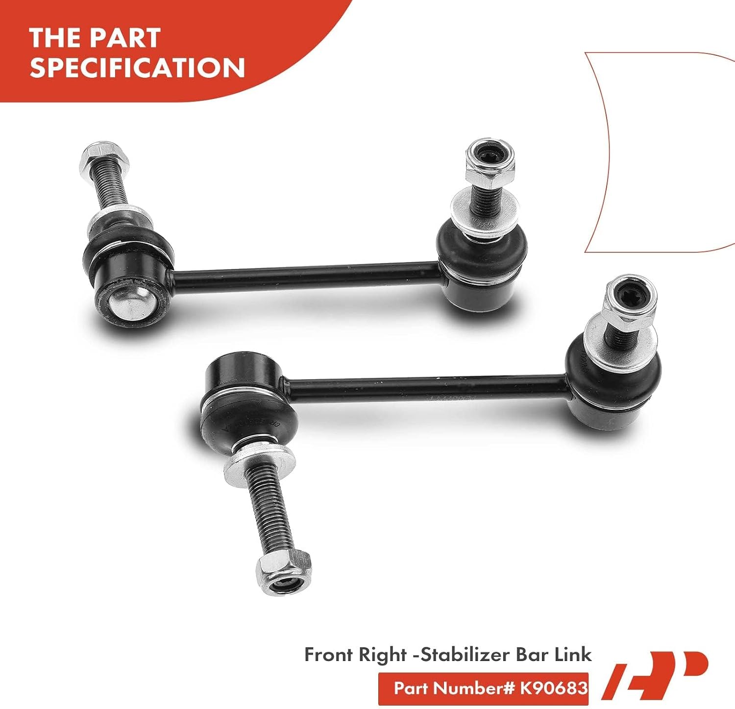 A-Premium 4Pcs Front Suspension Kit, Upper Control Arm, Sway Bar Link, Compatible with Toyota 4Runner 2003-2009, FJ Cruiser 2007-2014, Lexus GX470 2003-2009