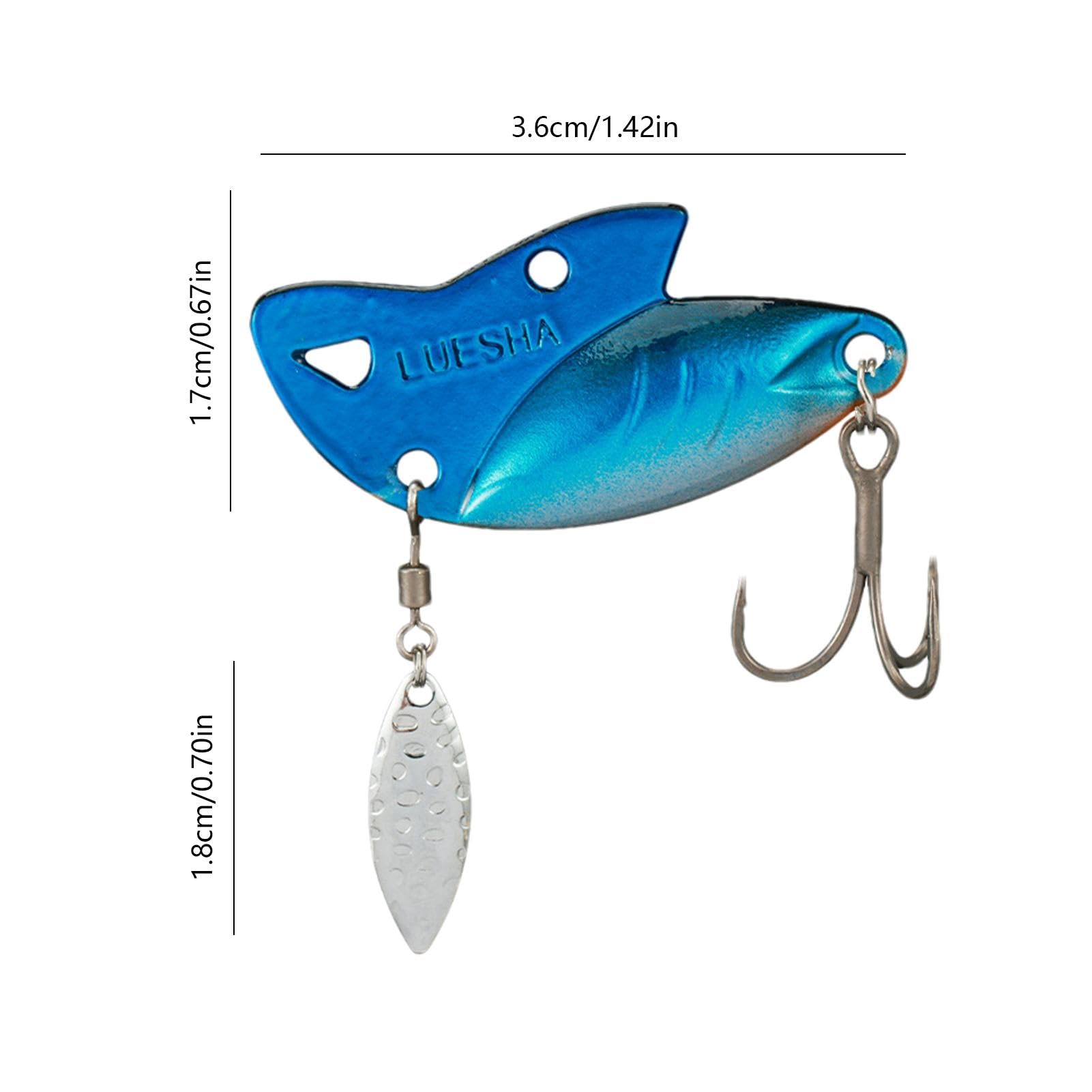 Esche Da Pesca 3.8cm - 24 Pezzi Con Ganci Tripli Per Trota E Spigola - Foto 9