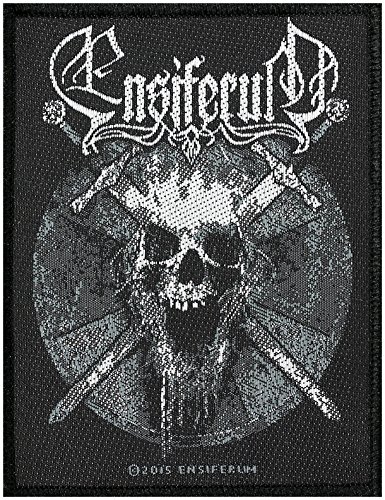 Ensi ferum Badges Skull Patch tissé 8 x 10 cm