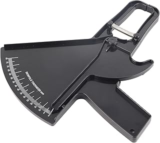 Kit de Fita para Medidor de Gordura Corporal para Teste de Gordura Corporal Caliper Corporal para Homens e Mulheres Academia Em Casa (Preto)