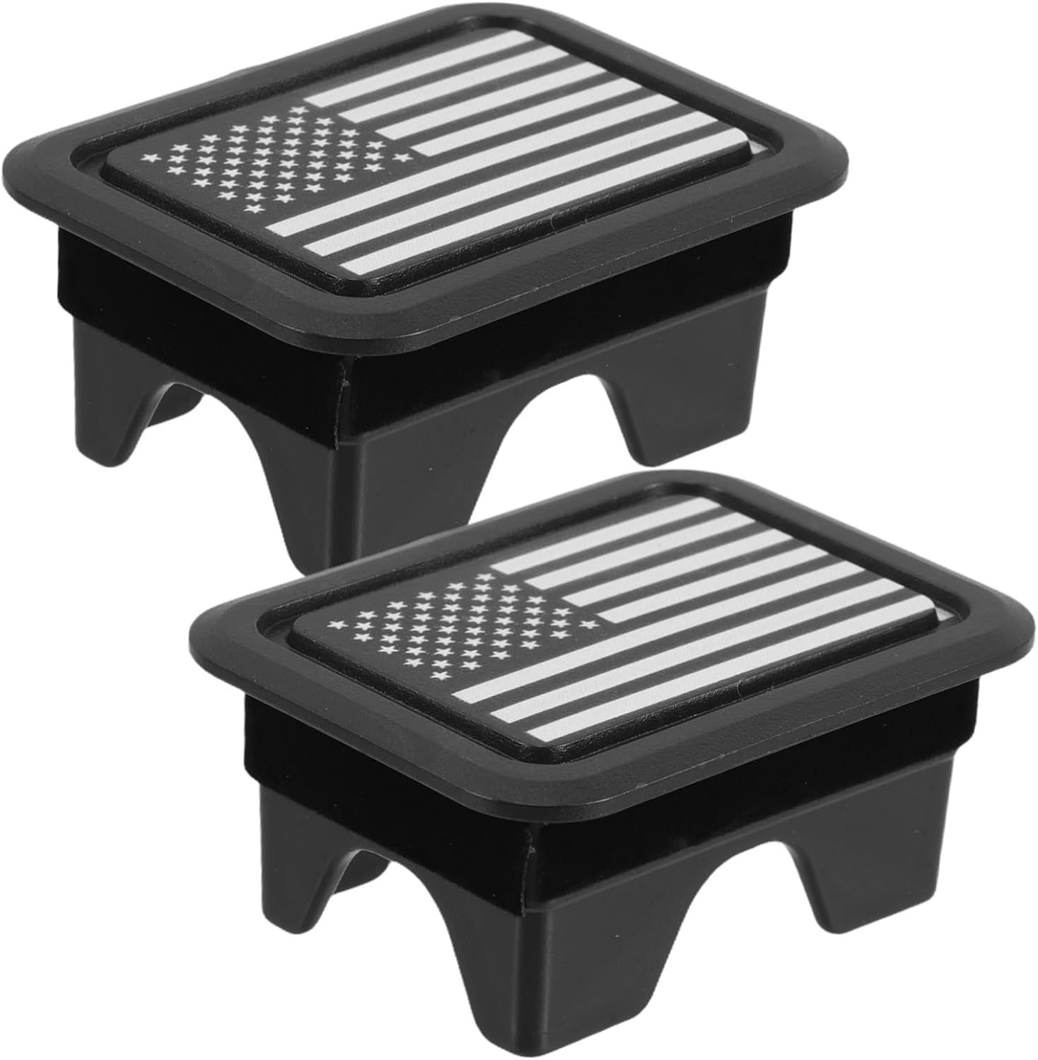 GLEAVI 2pcs Abs Car Decoration Truck Bed Cover Clamps Tonnneau Seal for Ram Bed Cover Hitch for Trucks