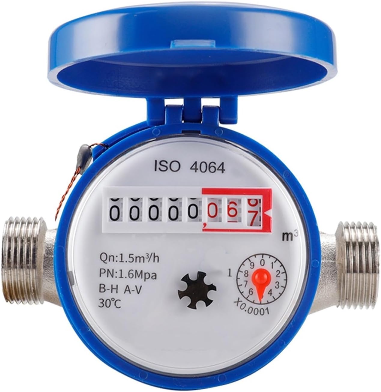 Amazon.com: LMWHY Water Meter Water flowmeter Water Meter Flow Measure ...