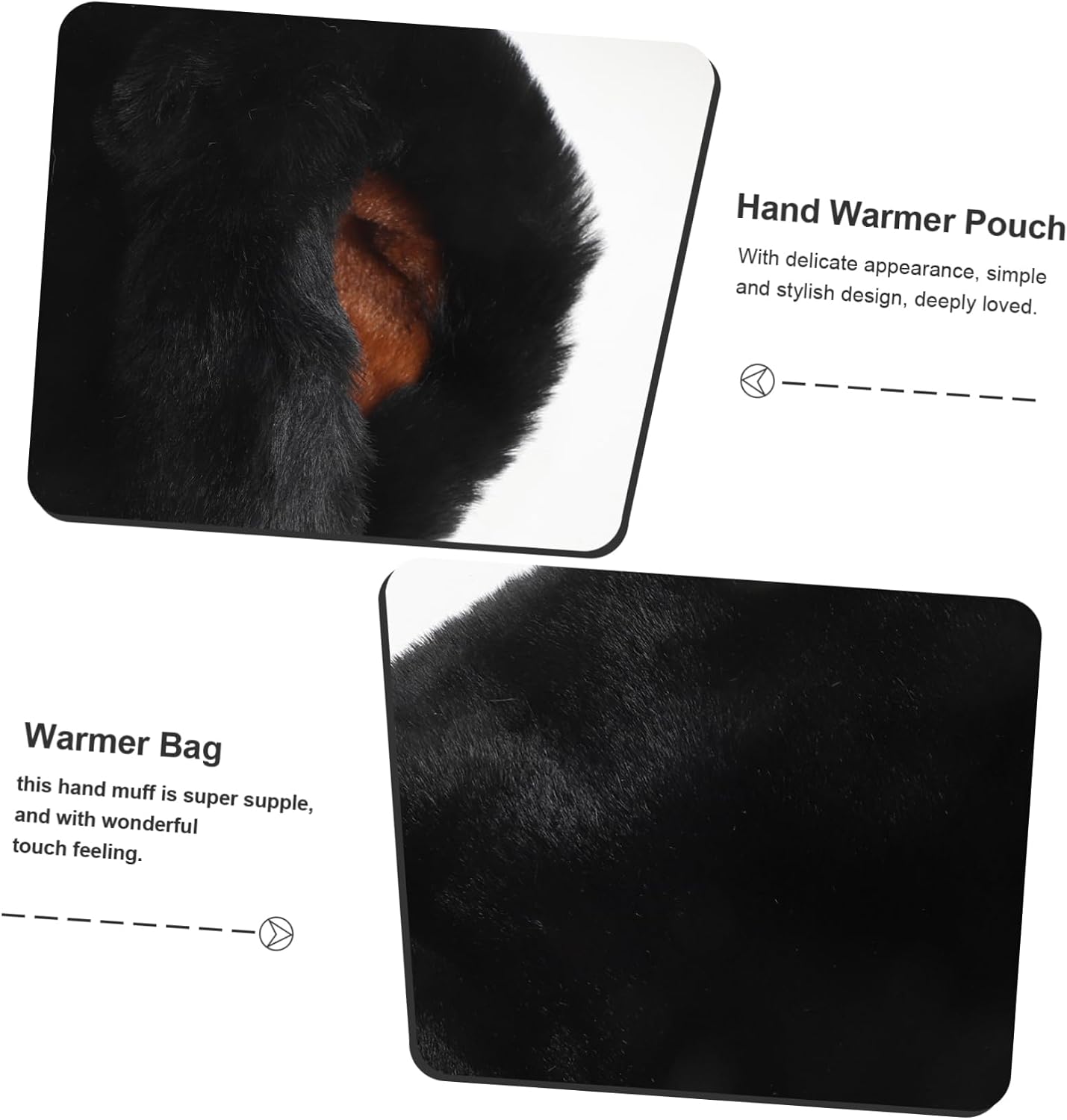UPKOCH Winter Fleece Accessory Rabbit Wrist Women Warms for Furry Heated Knitted Lined Warmer Gloves