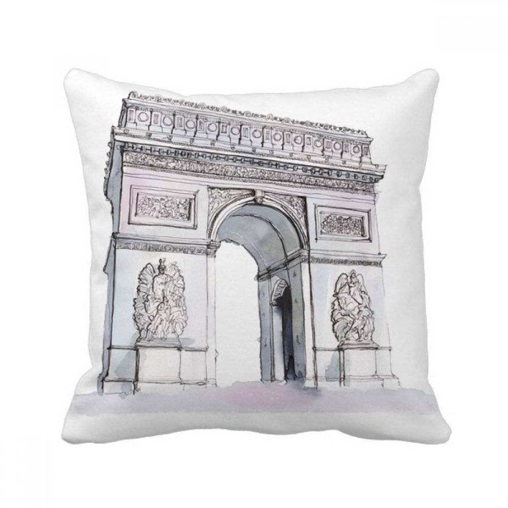 Coussin Cathédrale de Berlin d'Allemagne de qualité supérieure 40 x 40 cm multicolore