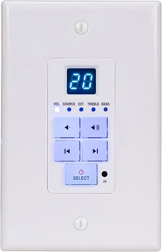 Miniatura 5 de Dayton Audio DAX66 6-Source 6-Zone Sistema de audio distribuido para toda la casa con teclados 25 WPC