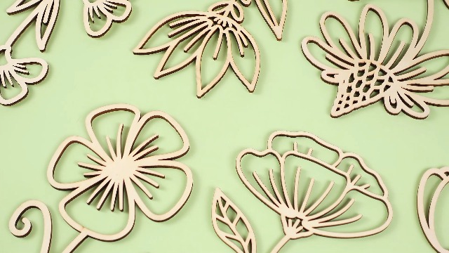 Amazon.com: PerKoop 8 Pcs 3D Wooden Flowers Wall Decor, Unfinished