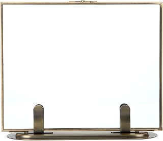 8x10 Picture Frames Gold Brass Floating Frame Vintage Double Glass Pressed Flower with Metal Stand, Tabletop Shelf Photo Frame Decor for Wedding Graduation Home Office