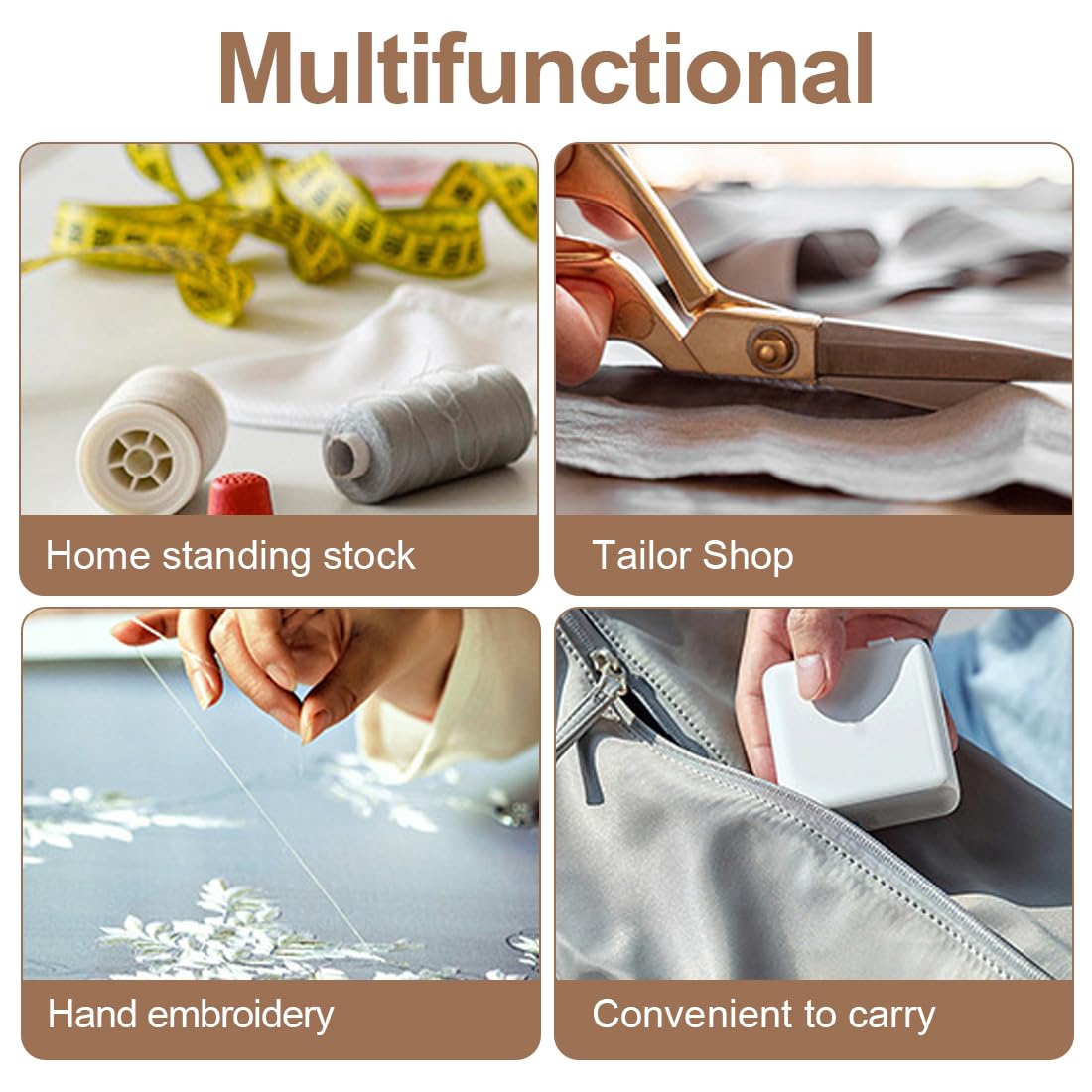 Aghi Per Perline GNHG 20 Pezzi - 5 Misure Per Artigianato Gioielli, Fai Da Te