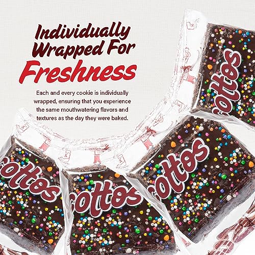 Scotto'S Cookies Bakery Fresh Favorites - Chocolate Brownies Individually Wrapped Covered With Chocolate Icing And/Or Non Pareils Pack Of 9 thumb #4