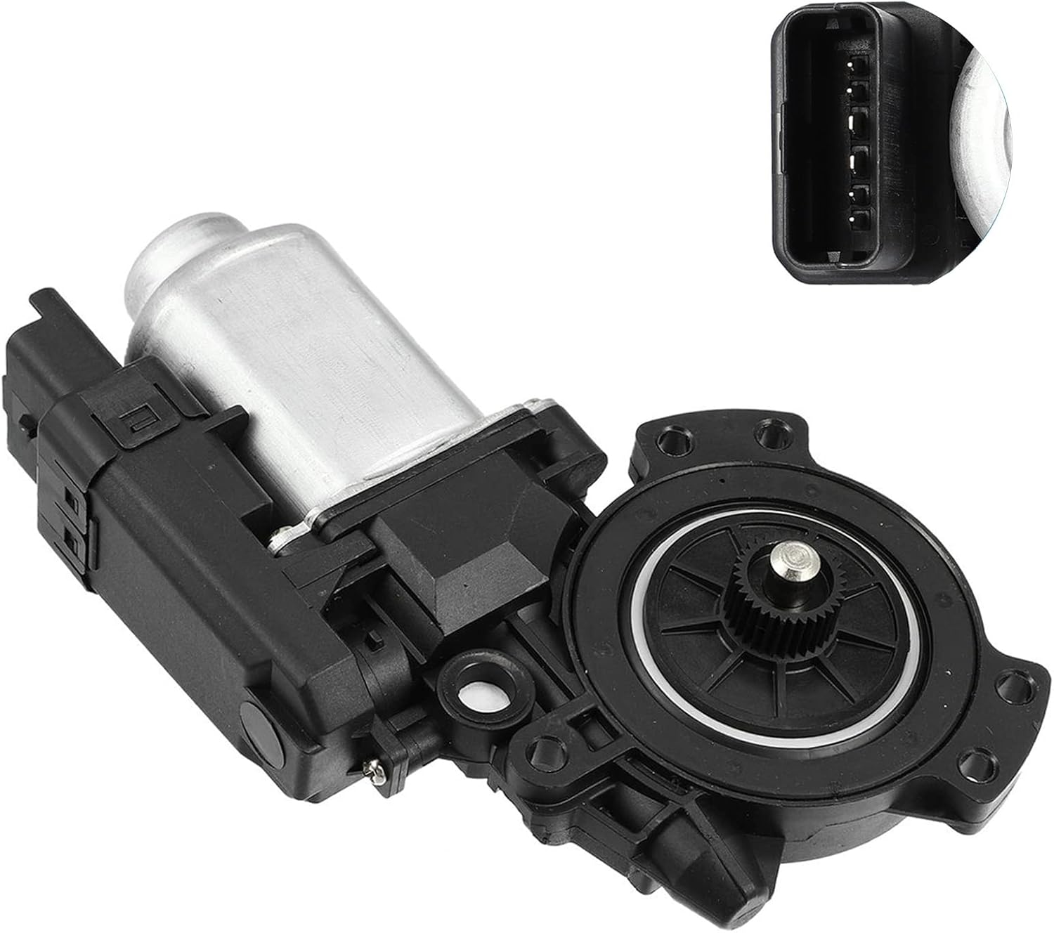 Power Window Lift Regulator Motor Compatible for Hyundai Sonata 2006-2010,Santa Fe 2011-2012, Kia Optima 2011-2016 Replace Front Left Driver Side Window Motor