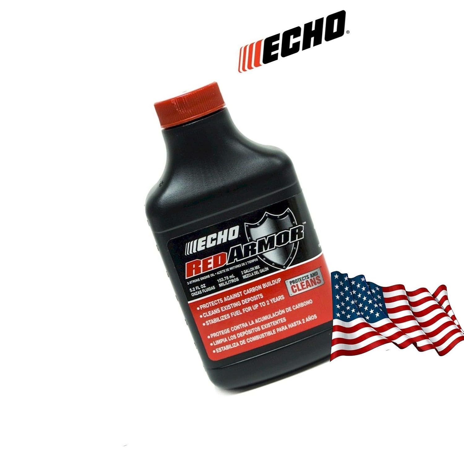 (6) Genuine OEM ЕСНО Red Armor 2 Cycle Oil 2 Gallon Mix 50:1 6550002 5.2oz