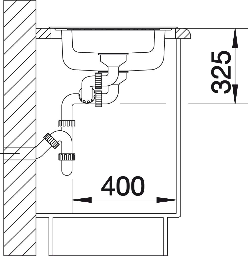 Exclusive Discount 70% Price Blanco Toga 6 S Basic 516997 Reversible Sink Basin without Strainer Bowl for 60 cm Cabinets Natural Silver Stainless Steel Finish