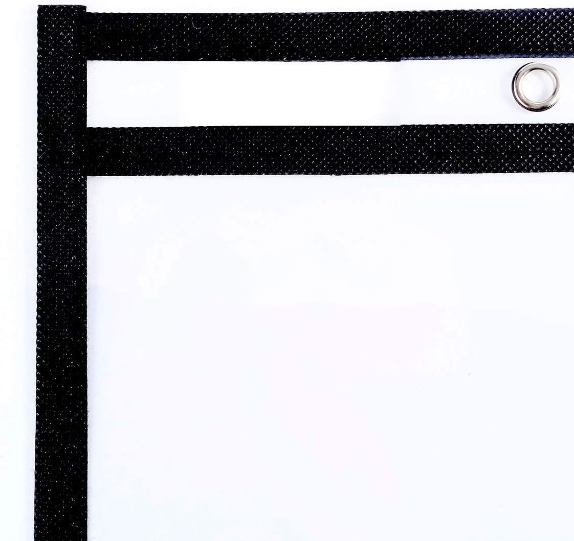 Pack of 30, Multicolored Dry Erase Pockets, 10” x 14”, School Supplies for Teachers, Reusable Dry Erase Pockets, Dry Erase Sheets, Teaching Supplies (10x14 inches, 30 Pack) : Office Products