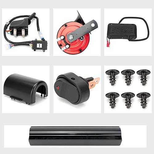Miniatura 6 de Deluxe Golf Cart LED Light Kit (12V) Compatible with Club Car Precedent 2004-Up, LED Headlight, Taillight with Turn Signals Hazard Light Switch,