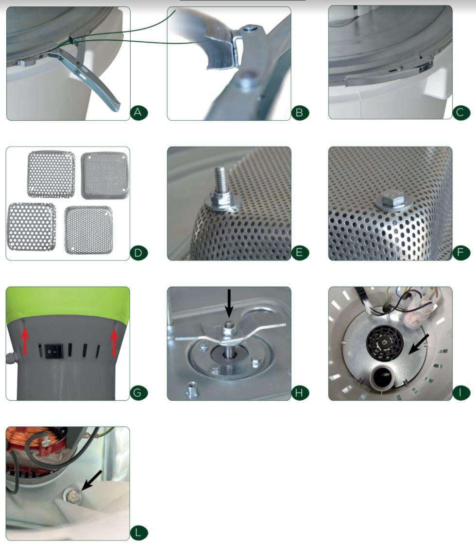 MISTRAL MOLINO ELETTRICO 50 LT MULINO PER MACINARE CEREALI RIVER SYSTEMS