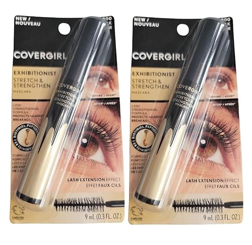 Miniatura 2 de CoverGirl Exhibitionist Stretch & Strengthen Mascara, Muy Negro 800