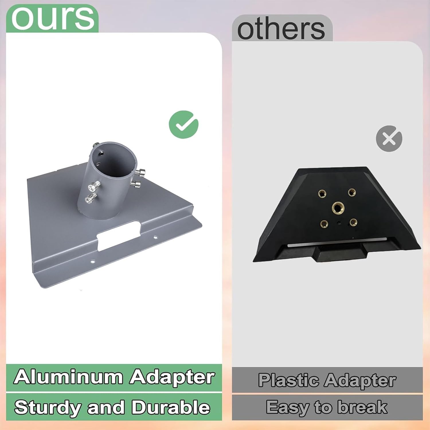 V3 Bracket Gen3 Mount for Starlink,Compatible with V3 Starlink Standard Dish，Weatherproof Ideal for Home,RV, Car, and Router Accessories/Adapter for V3 Starlink Standard Dish