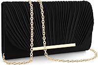 TINDTOP Clutch Purses for Women: Elegant Evening Handbags for Wedding Party Cocktail Prom - Crossbody Shoulder Envelope Bag