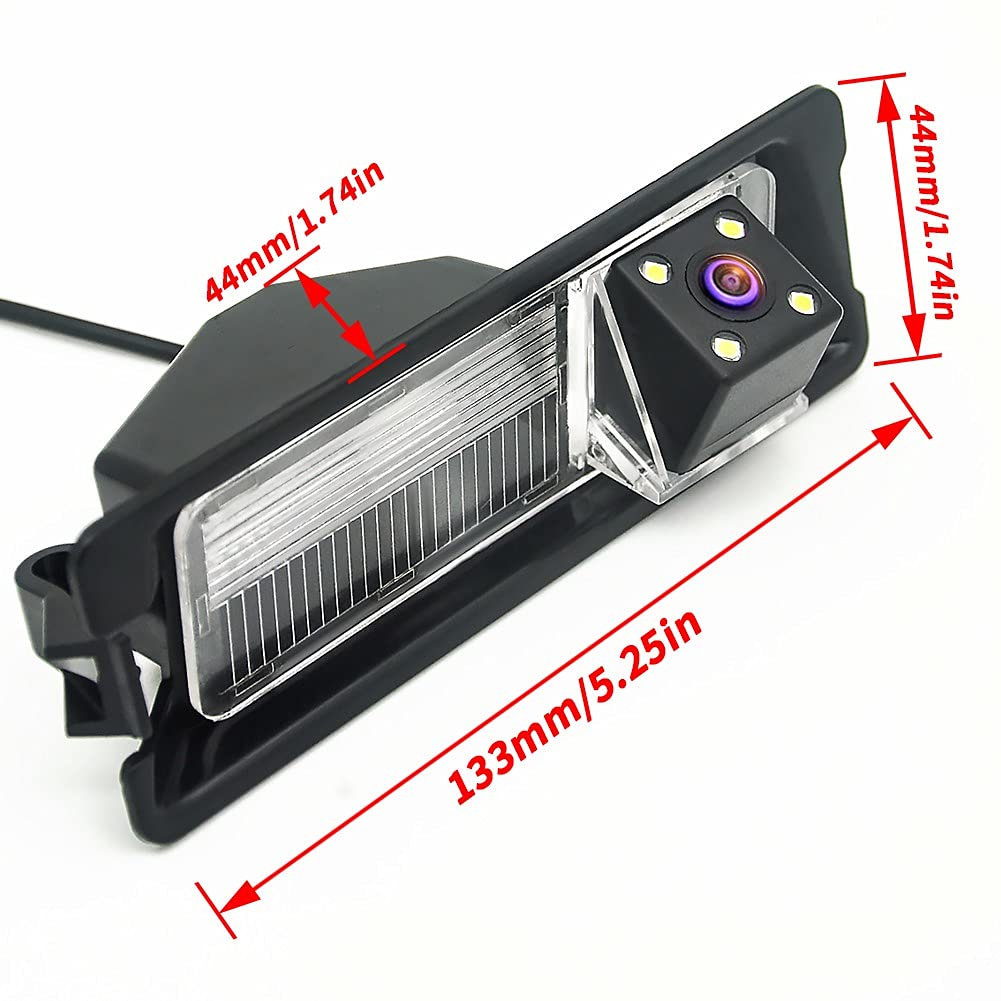 Dinamica traiettoria Linea Guida HD CCD TELECAMERA di Parcheggio Auto macchina fotografica di retrovisione Dell'automobile Della Macchina Fotografica Grandangolare Assistenza Retromarcia di Visione Notturna  34