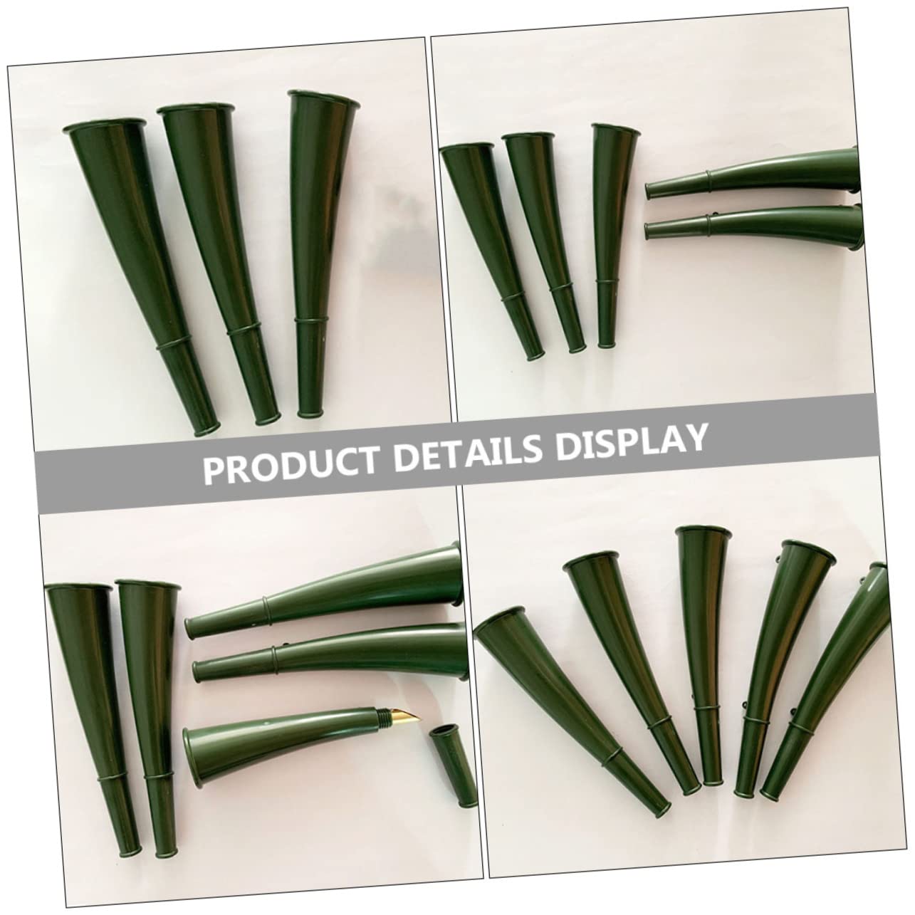 ERINGOGO 2pcs Trumpet Small Training Small Iron Signal Horn Outdoor Iron Signal Horn Training Horns Cheering Horn Signal Horn for Outdoor Competitions Horn