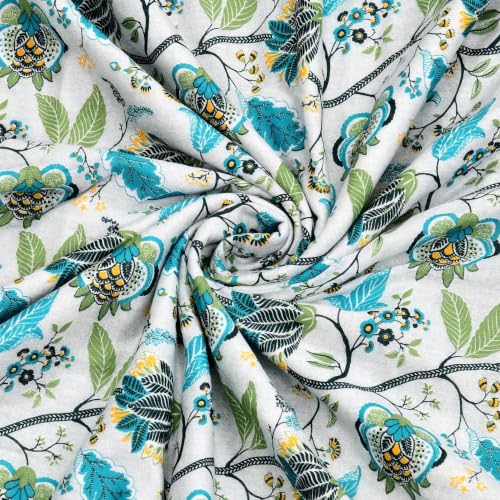 Image of Home Ecstasy 100% Cotton Mulmul Reversible Dohar for Double Bed 210 GSM (86 x 88 inches), Teal