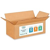 Vista 185 de IDL Packaging Cajas para envío de cartón corrugado cúbicas de 10 pulgadas de largo x 10 pulgadas de ancho x 10 pulgadas de alto (paquete de 5)