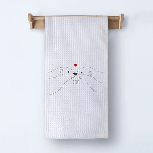 Otter Gifts - Toallas de cocina, bonitas toallas de mano, regalos de amor, regalos para novia, regalos para esposa, regalos del día de San Valentín,
