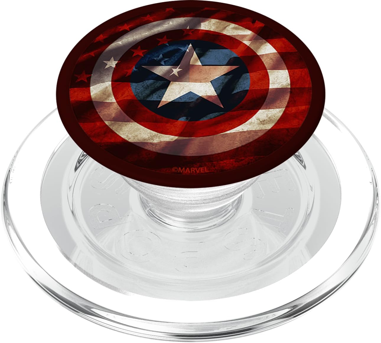 Marvel Captain America American Flag Fill PopSockets MagSafe PopGrip for iPhone