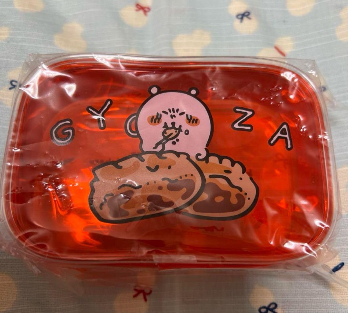 Amazon.co.jp: 完売品 自分ツッコミくま スクエアポーチ ギョウザ